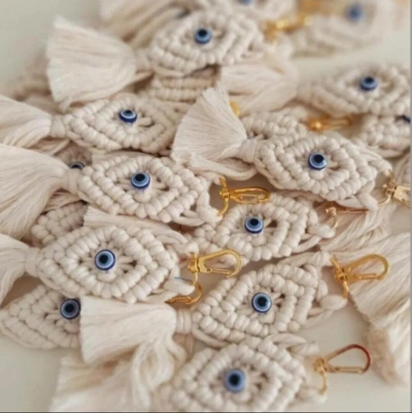 Evil Eye Ethnic Key Chain - Picture 3 of 7
